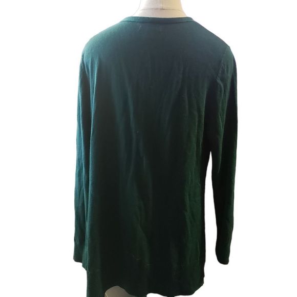 C1300a Amazon Basics Ladies Open Green Cardigan - Picture 2 of 7
